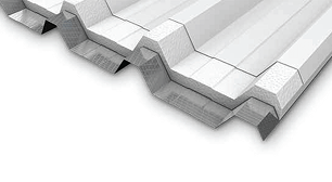 Telha + EPS Simples  + Manta Térmica